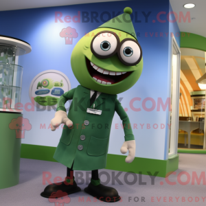 Olive Doctor maskot kostume...