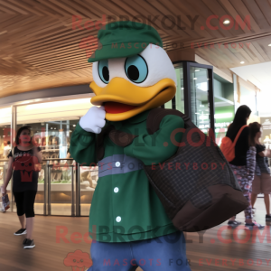 Forest Green Duck mascot...