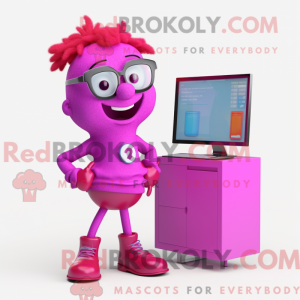 Postava maskota Magenta...