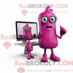 Postava maskota Magenta...