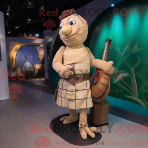 Tan sækkepibe maskot...