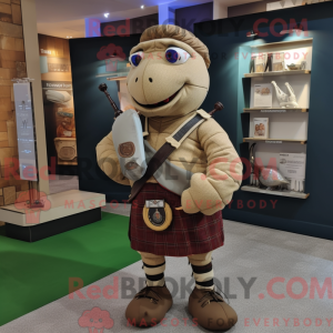 Tan doedelzak mascotte...