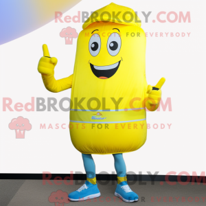 Lemon Yellow Aglet mascot...
