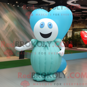 Cyan hjerteformede...