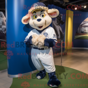Navy Sow-mascottekostuum...