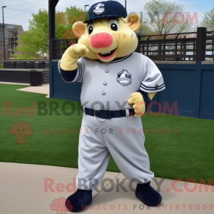 Navy Sow-mascottekostuum...
