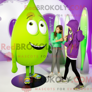 Limegrønn...