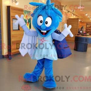 Blue Shrimp Scampi mascot...