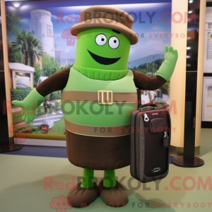 Brown Green Beer mascot...