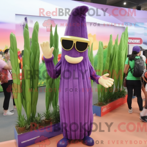 Purple Asparagus mascot...