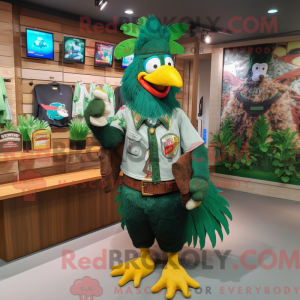 Forest Green Rooster...