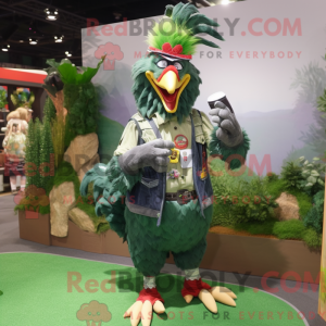 Maska Forest Green Rooster...