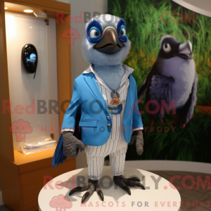 Olive Blue Jay maskot...