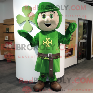 Olive Celtic Cross maskot...