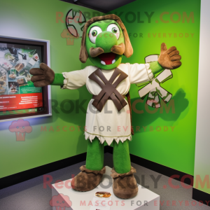 Olive Celtic Cross maskot...
