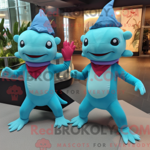 Disfraz de mascota Axolotls...