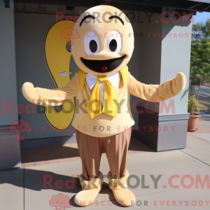 Tan Baa-mascottekostuum...