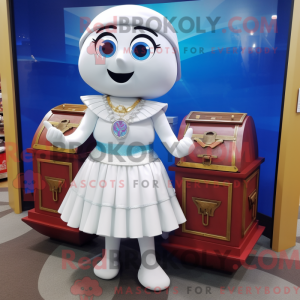 Maskotkostymekarakter White...