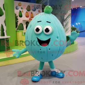 Cyan Melon Maskottchen...