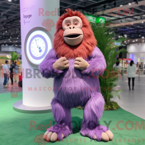 Lavendel orangutang mask...