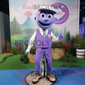 Lavender ensyklist maskot...
