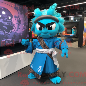 Turkis samurai maskot...