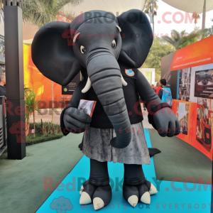 Black Elephant mascot...
