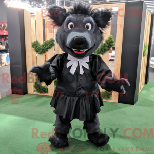Maskotkostymefigur Black...