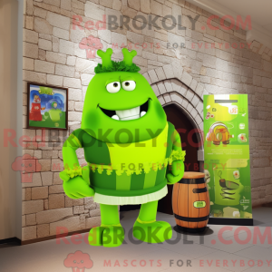 Lime Green Irish Castle...