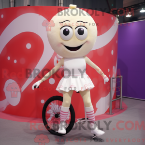 Creme Unicyclist maskot...