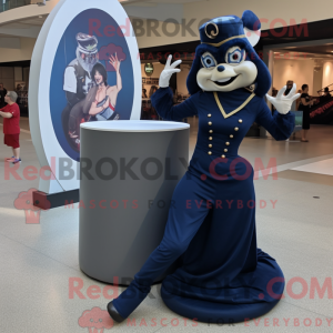 Navy Contortionist maskot...
