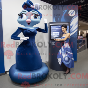 Navy Contortionist maskot...