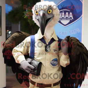 Disfraz de mascota buitre...