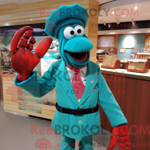 Disfraz de mascota Teal...