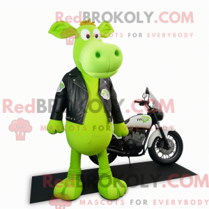 Lime Green Jersey Cow...