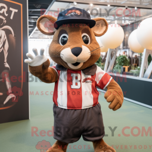 Rust Rat mascot costume...