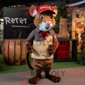 Rust Rat mascot costume...