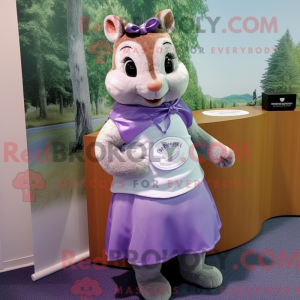 Lavendel-Eichhörnchen-Masko...