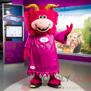 Postava maskota Magenta...