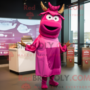 Disfraz de mascota Magenta...