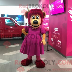 Postava maskota Magenta...