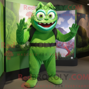 Disfraz de mascota cíclope...