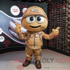 Beige Shakshuka mascot...