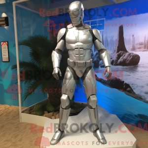 Silver Gi Joe mascot...