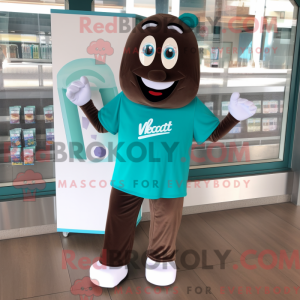 Teal Chocolate Bars mascot...