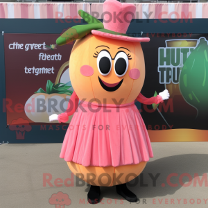 Peach Beet maskot kostume...