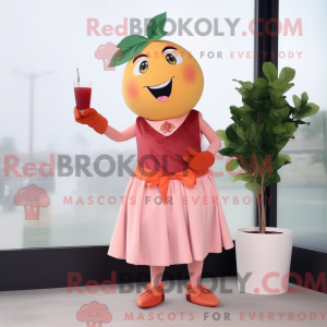 Peach Beet-maskotdraktfigur...
