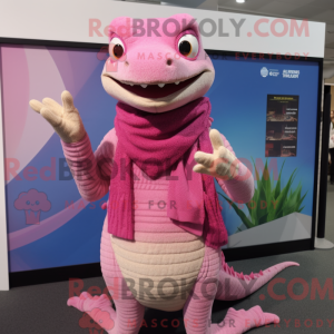 Disfraz de mascota lagarto...