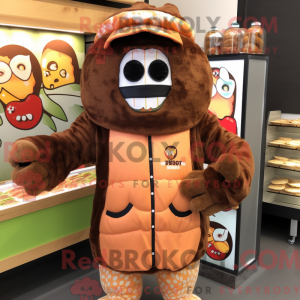Peach Bbq Ribs maskot...