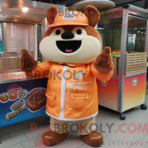 Costume mascotte de Peach...